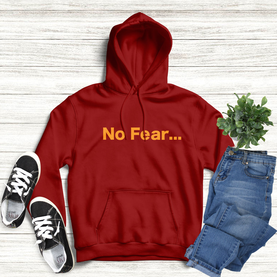 No Fear... Hoodies, Thanksgiving Gift, Christmas Gift, Gifts for Her, Gifts for Him, Graduation Gift, Mothers Day Gift, Fathers Day Gift, Valentine's Day Gift, Christian Apparel, Christian Hoodies